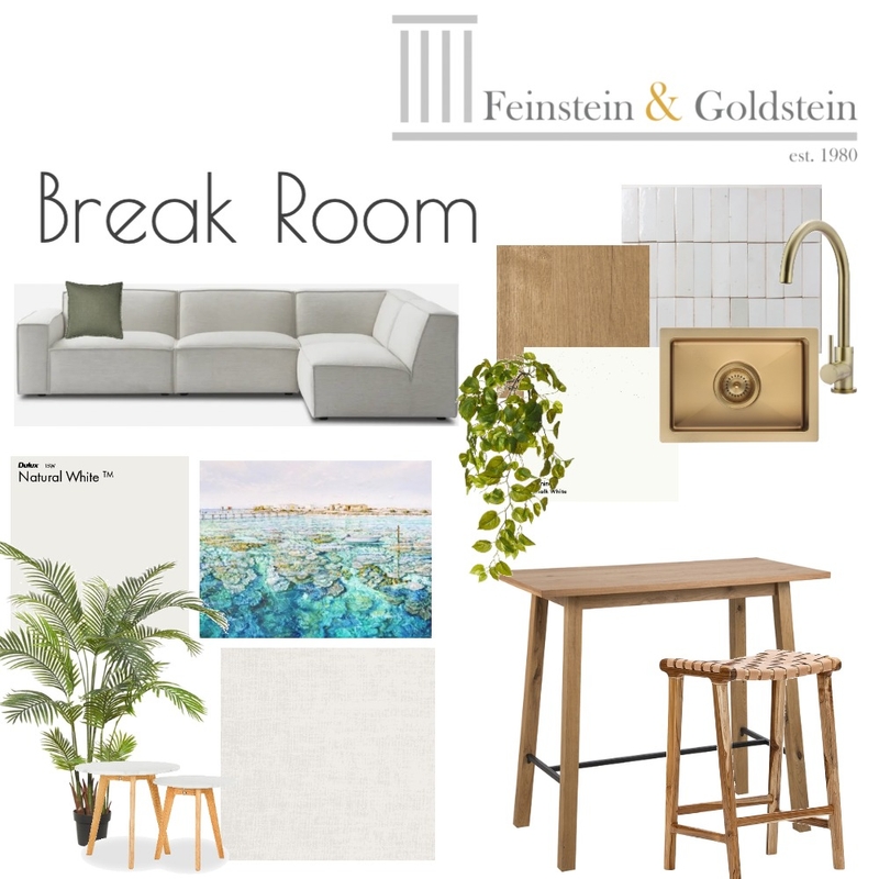 Break Room- Concept Board (final) Mood Board by undefined on Style Sourcebook