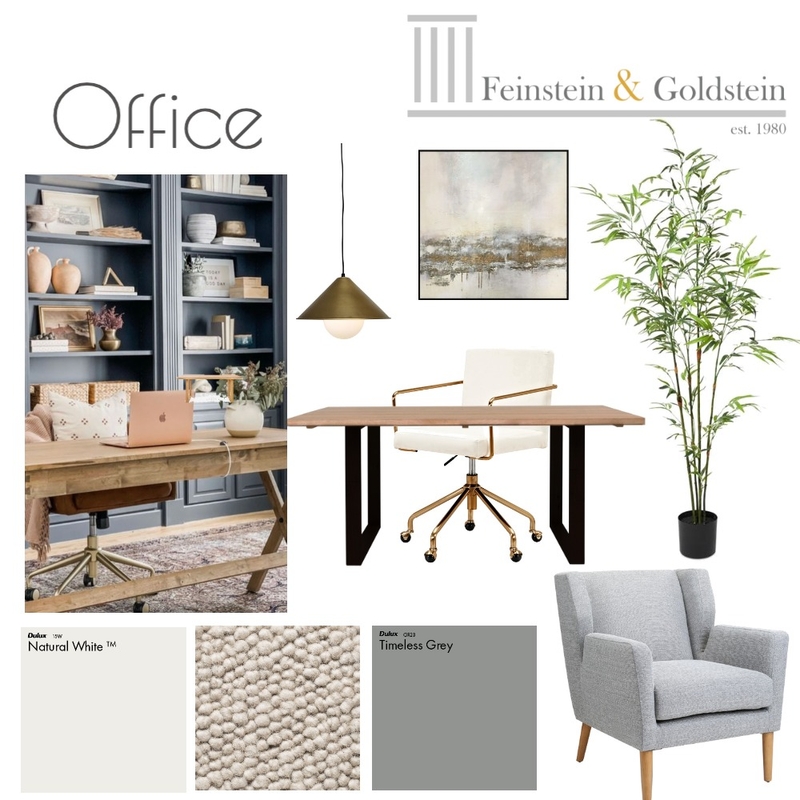 Office- Concept Board (final) Mood Board by Britt Gradisen Interiors on Style Sourcebook