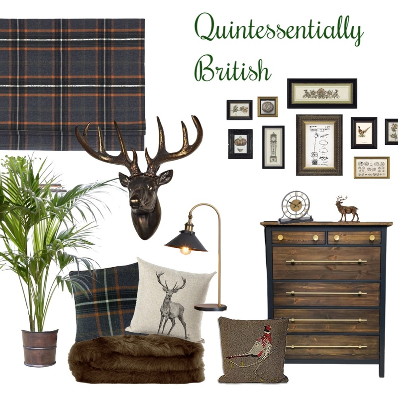 Quintessentially British Mood Board by Alexander Rose Interiors on Style Sourcebook