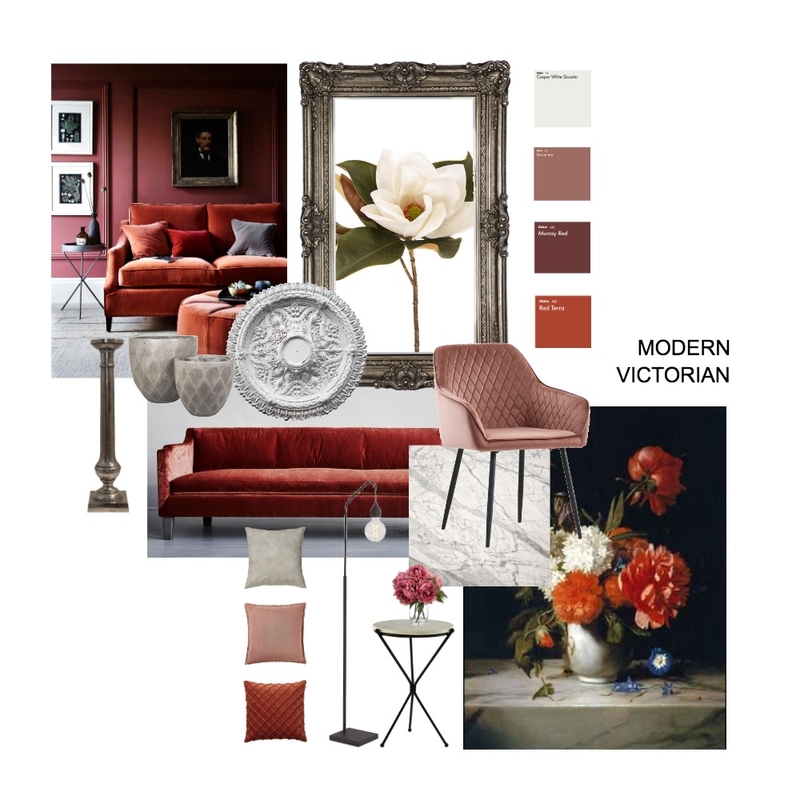 Modern Victorian Mood Board by Stephanie Tandingan on Style Sourcebook