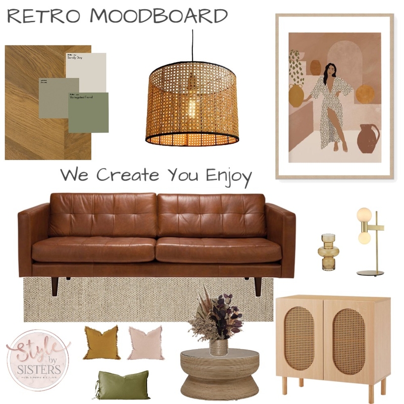 Retro Mood Board by Ledonna on Style Sourcebook