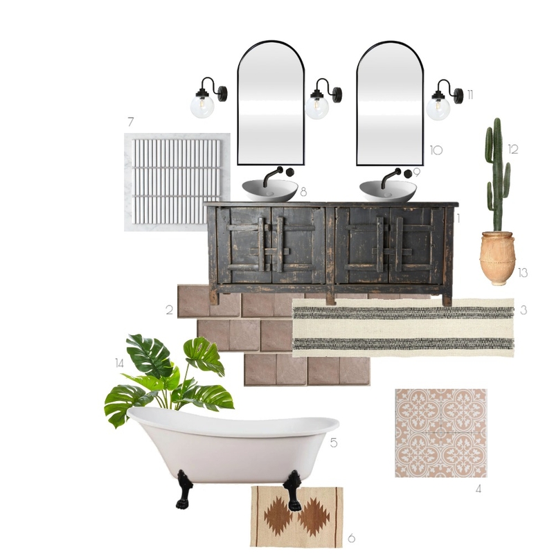 bathroom sample board part C Mood Board by Ashleigh Charlotte on Style Sourcebook