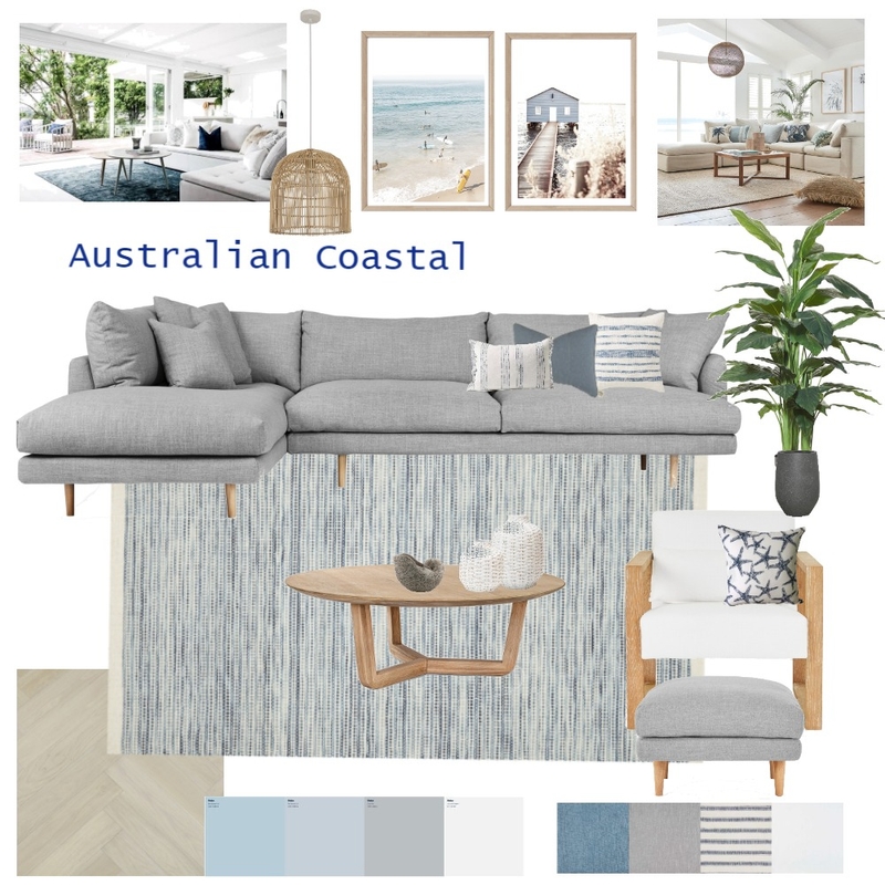 Australian Coastal -fabrics included Mood Board by Joanne's Designs on Style Sourcebook