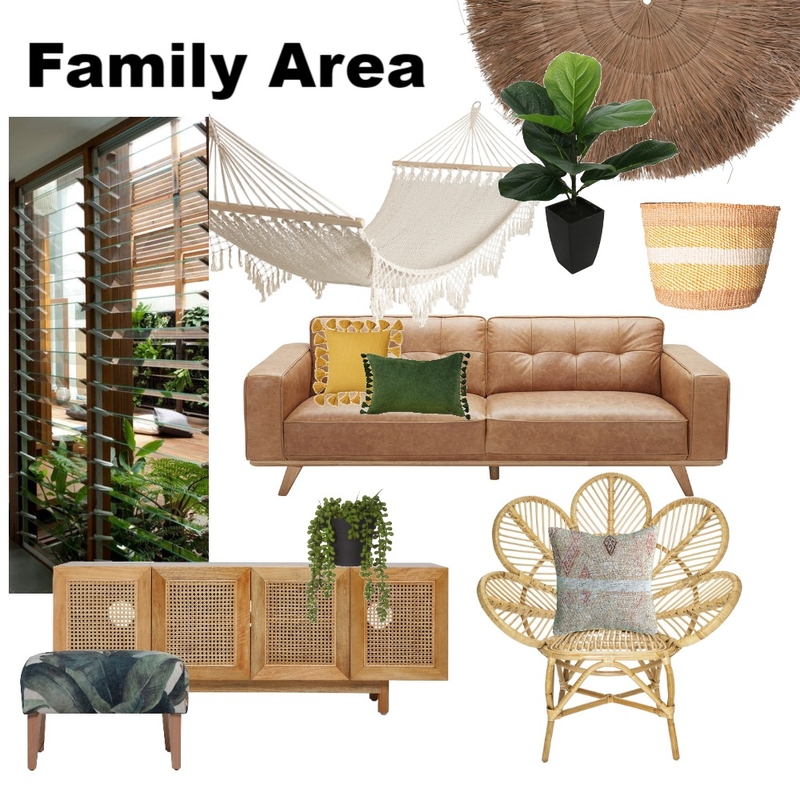 family area tropical design Mood Board by kimdavid on Style Sourcebook
