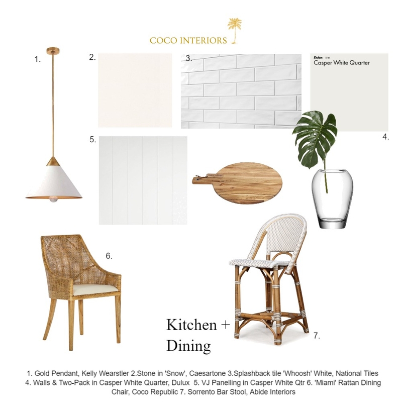 Happy Valley Moodboard- Kitchen, Dining & Lounge Mood Board by Coco Interiors on Style Sourcebook