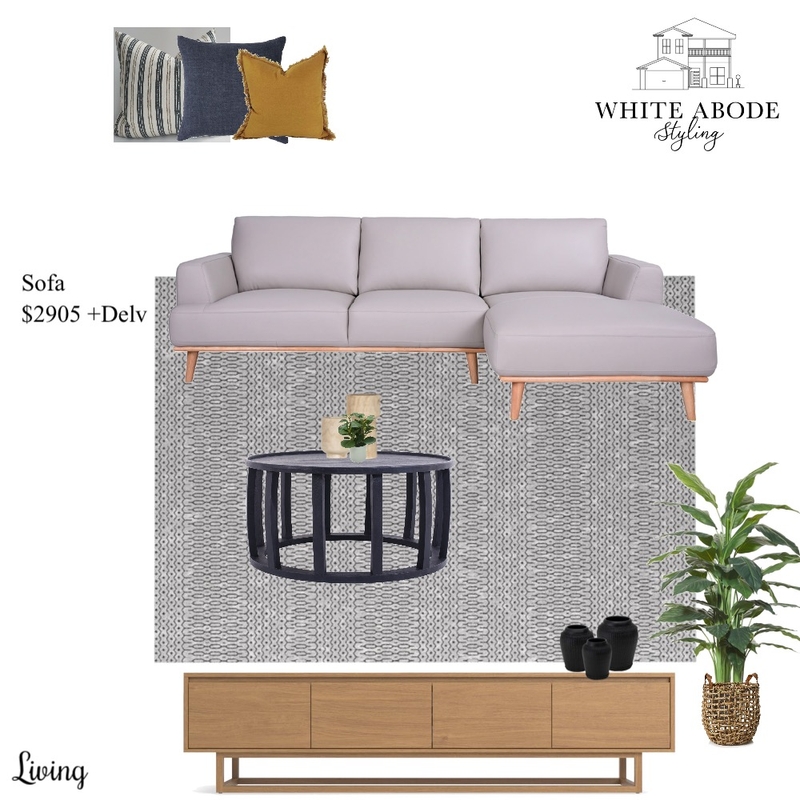 King - Living 3 Mood Board by White Abode Styling on Style Sourcebook