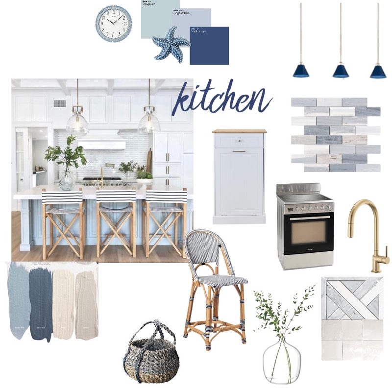 coastal  kitchen Mood Board by temuco99 on Style Sourcebook