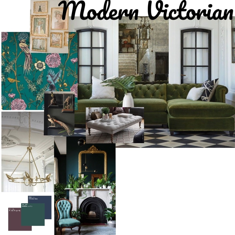Modern Victorian Mood Board by Penny peach on Style Sourcebook