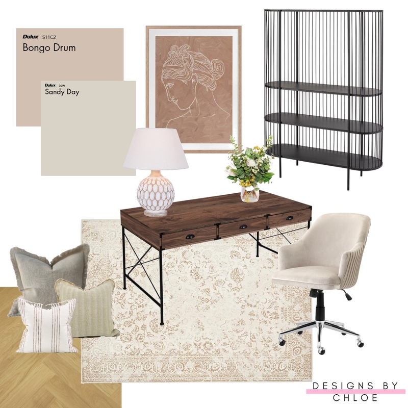 Feminine office Mood Board by Designs by Chloe on Style Sourcebook