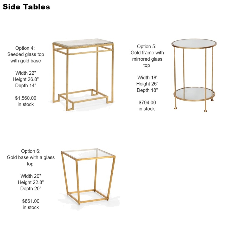 Side Table - K Rutz 3 Mood Board by Intelligent Designs on Style Sourcebook