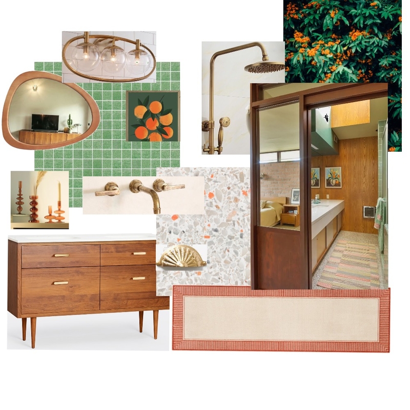 Mid Century Bathroom Mood Board by Perimcc on Style Sourcebook