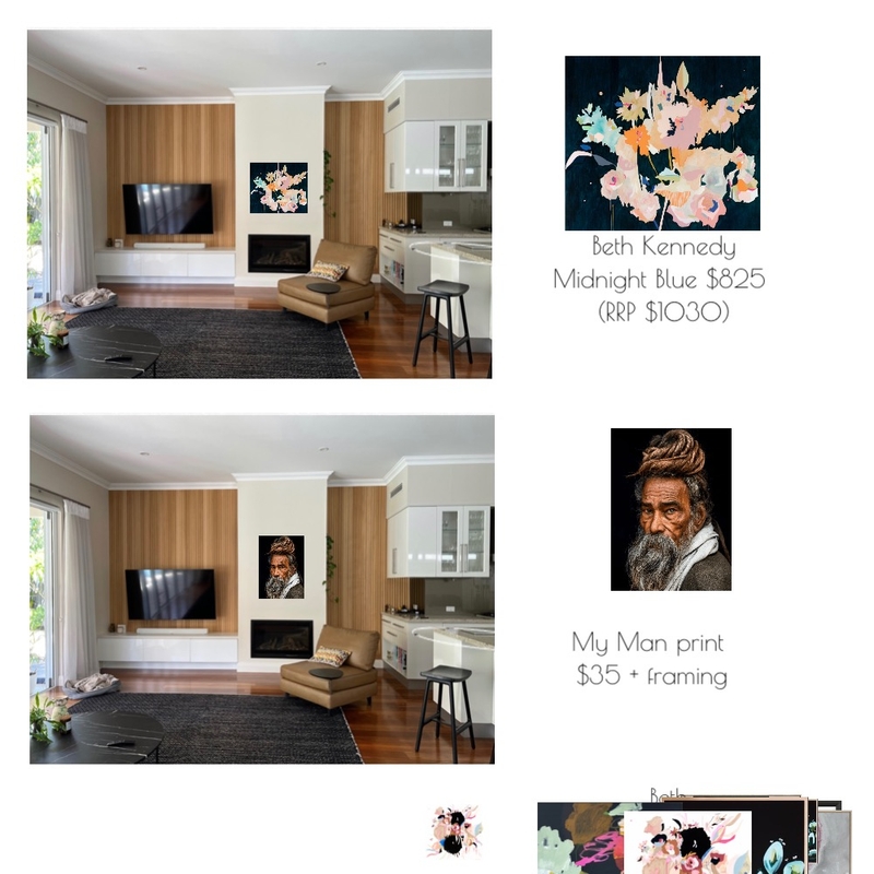 Fireplace art 3 Mood Board by Little Design Studio on Style Sourcebook