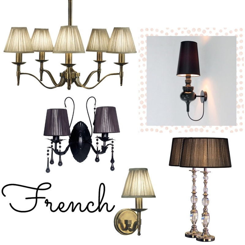 French Lighting Mood Board by LaraFernz on Style Sourcebook