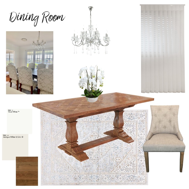 Provincial Dining Room Mood Board by Jennifer2807 on Style Sourcebook