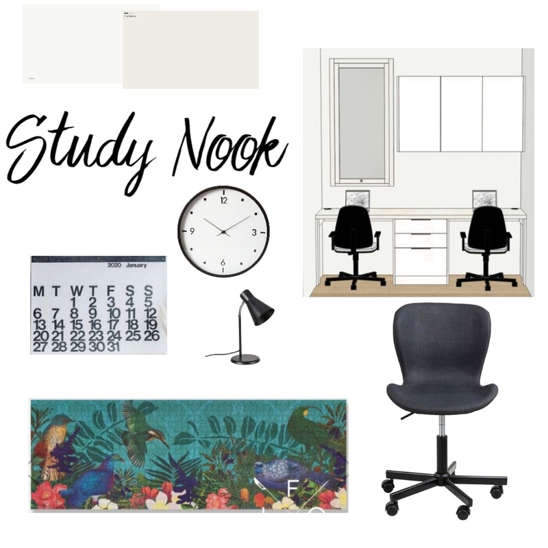 Study Nook Mood Board by Michelle Green 2 on Style Sourcebook
