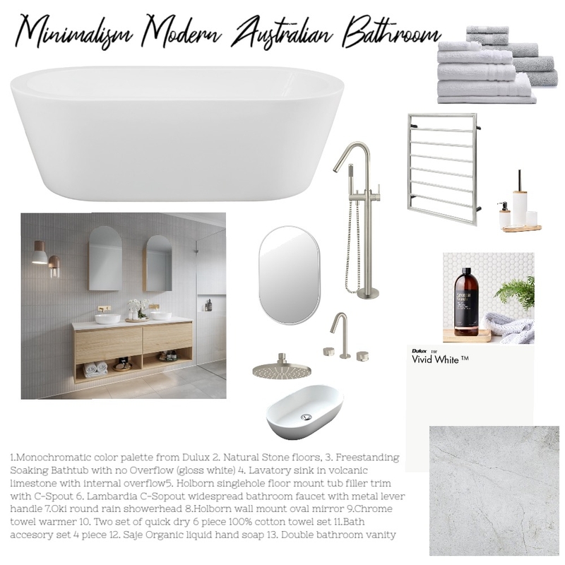 Minimalism Modern Australian Mood Board by Gisela Vera on Style Sourcebook