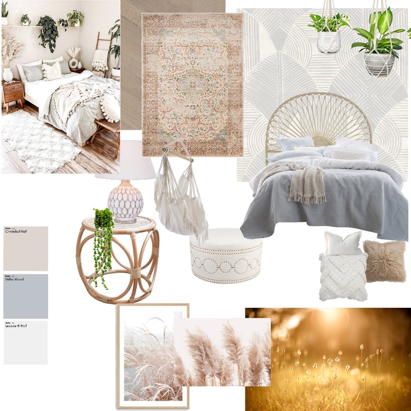Boho Luxe Bedroom Mood Board by KTDesign on Style Sourcebook