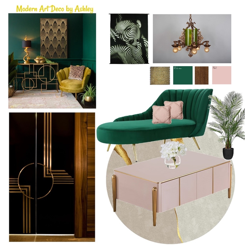 mood board - Modern Déco Style Mood Board by Nyangie on Style Sourcebook