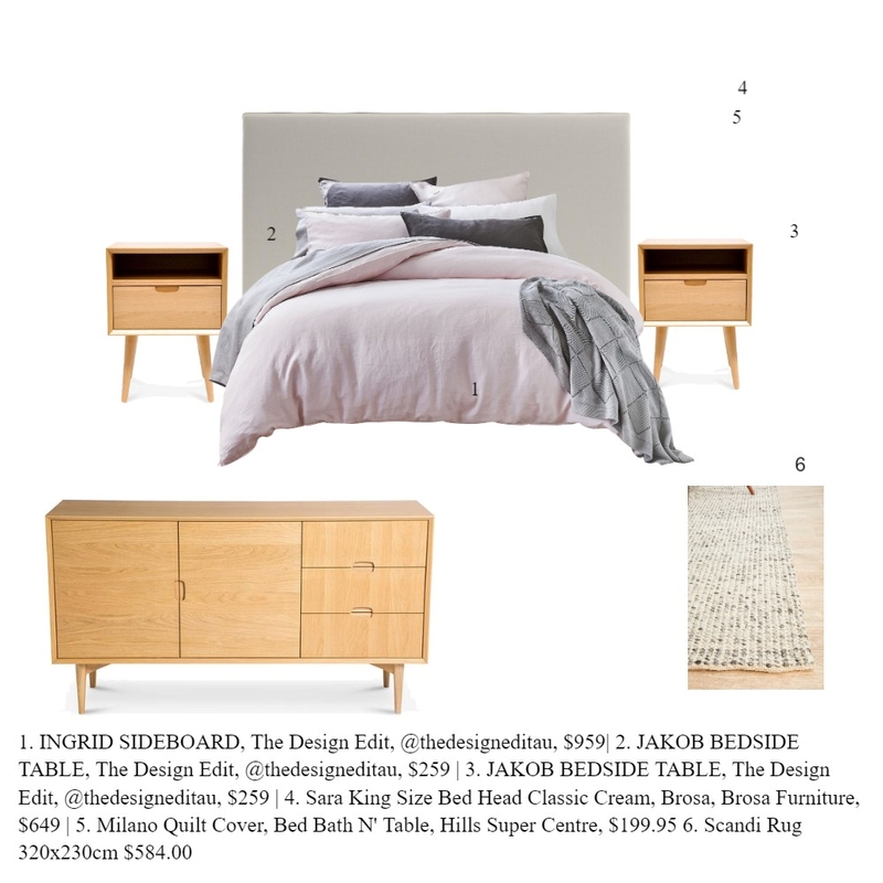 bedroom 1 Mood Board by LouR on Style Sourcebook