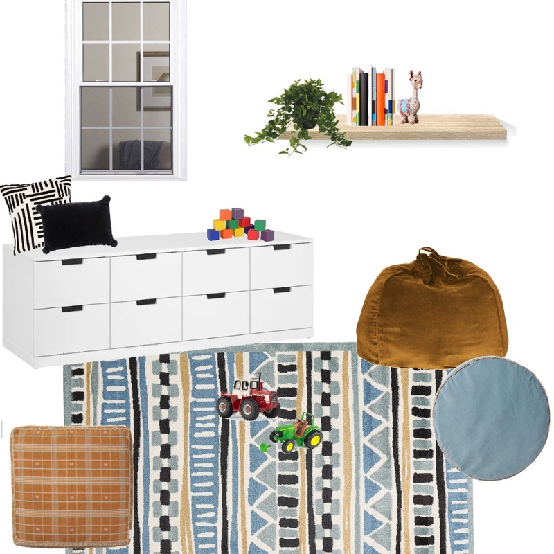D'Arcy Play area Mood Board by Holm & Wood. on Style Sourcebook