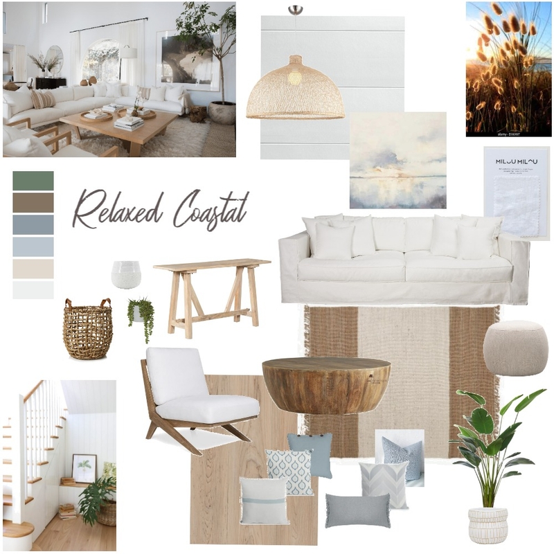 Relaxed Coastal Mood Board by KTDesign on Style Sourcebook