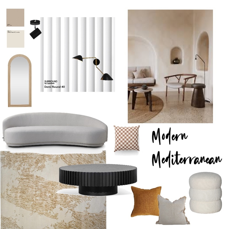 Mediterranean Modern Mood Board by Playa Interiors on Style Sourcebook