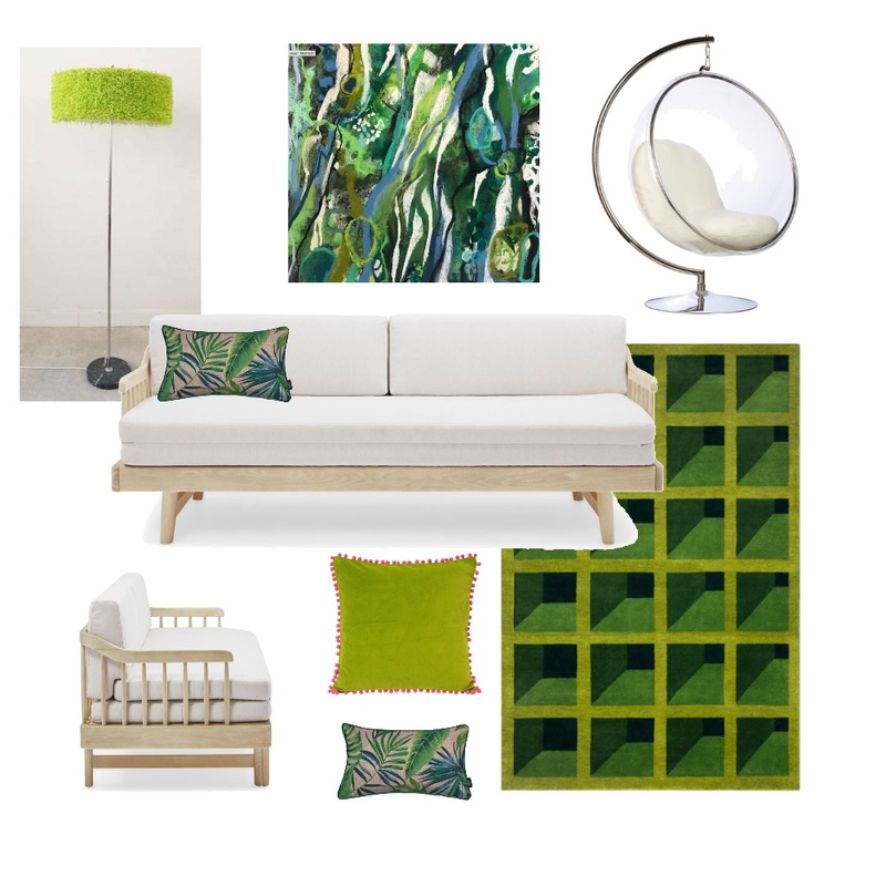 End of Living Room Mood Board by Sarah Keeys. Interior Design on Style Sourcebook