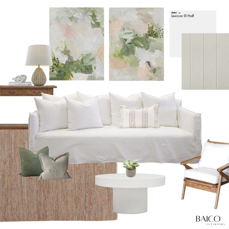 Calm Living Mood Board by Baico Interiors on Style Sourcebook
