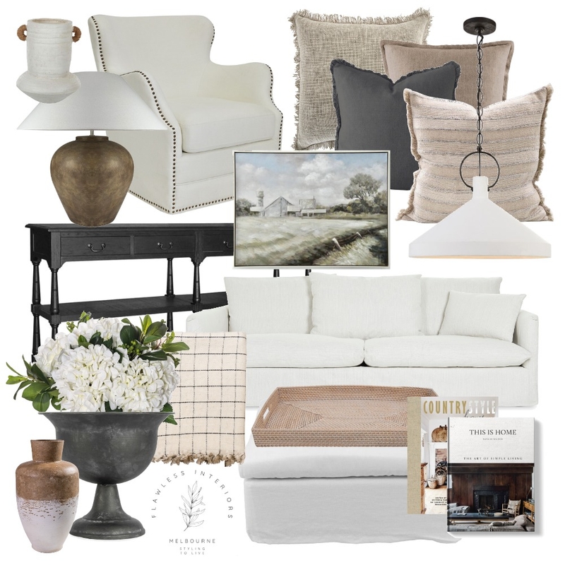 Country Retreat - Kangaroo Ground Mood Board by Flawless Interiors Melbourne on Style Sourcebook