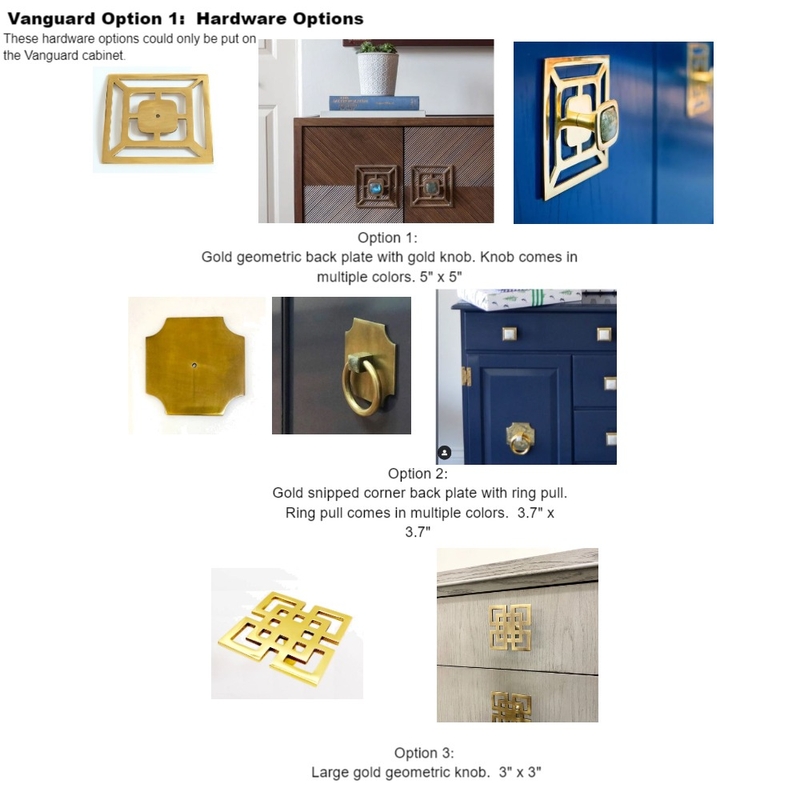 Vanguard cabinet hardware Rutz Mood Board by Intelligent Designs on Style Sourcebook