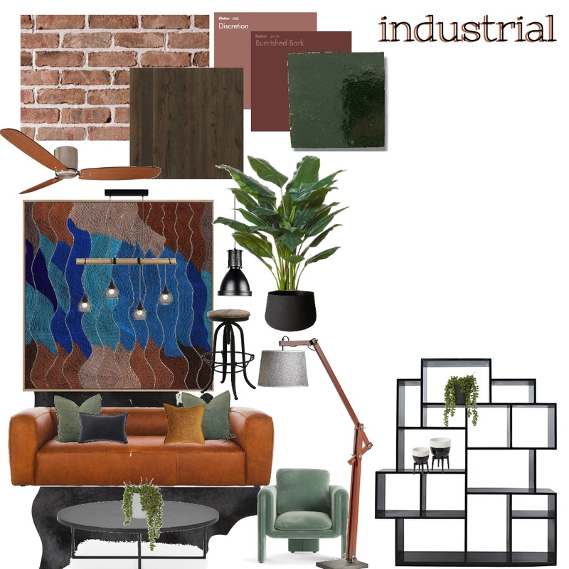 Industrial Mood Board by jesstewart on Style Sourcebook