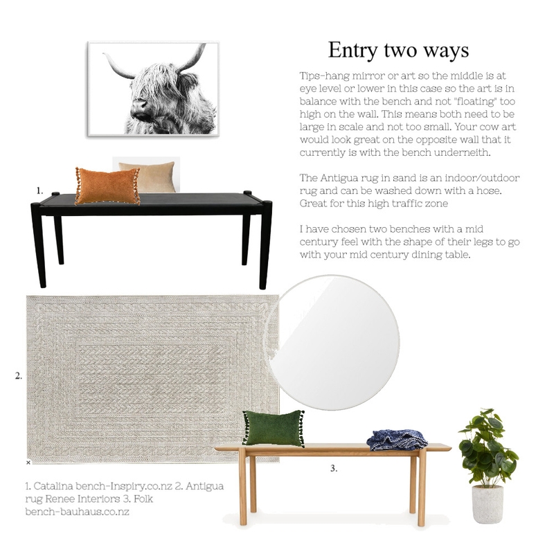 Entry ways- two ways Mood Board by Renee Interiors on Style Sourcebook