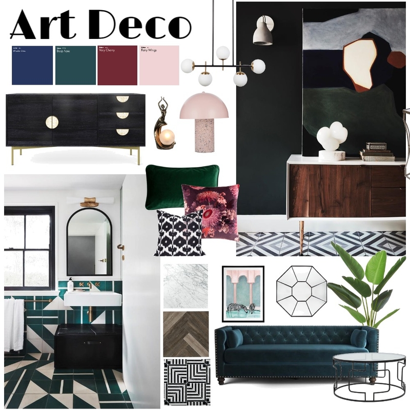 Art deco Interior Design Mood Board by amybrooke_@hotmail.com - Style ...