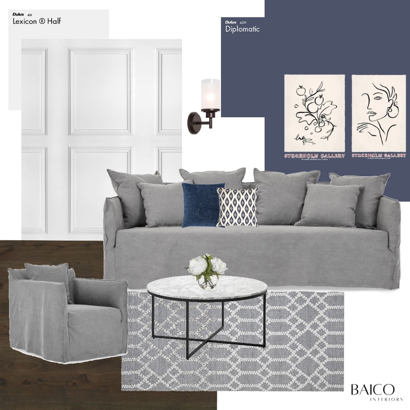 Hamptons living Mood Board by Baico Interiors on Style Sourcebook