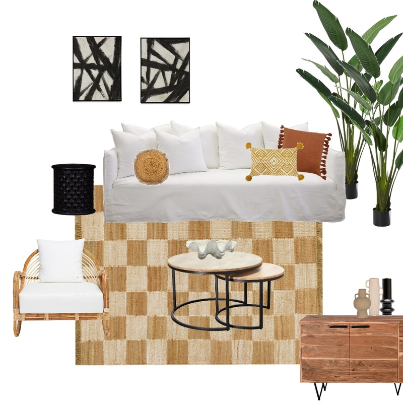 Como White Checkers Mood Board by James Lane on Style Sourcebook