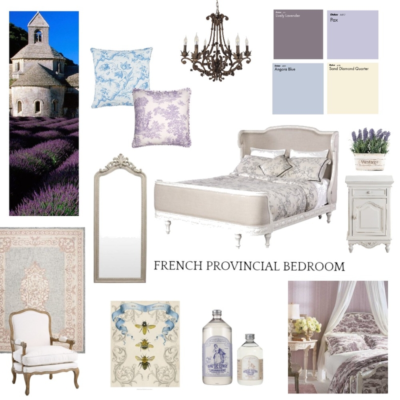 French Provincial Bedroom Mood Board by sunnshine on Style Sourcebook