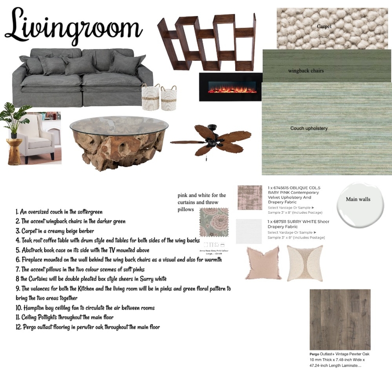 Livingroom Mood Board by Christine Bilan on Style Sourcebook