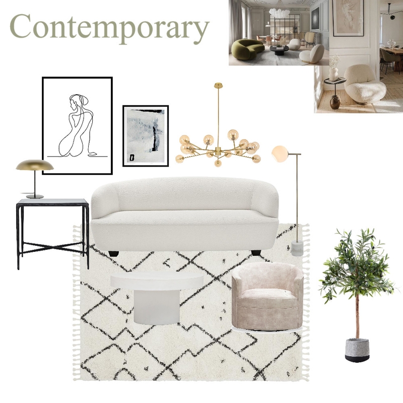 Contemporary Mood Board by sharon glover on Style Sourcebook