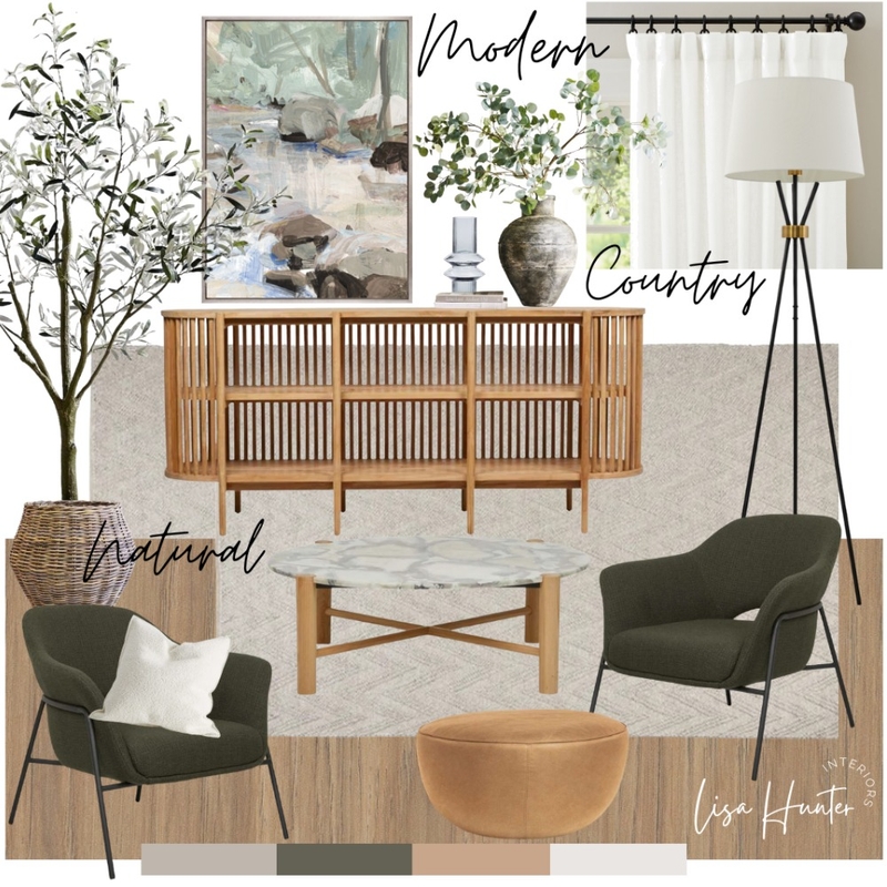 Modern Country - Natural Mood Board by Lisa Hunter Interiors on Style Sourcebook