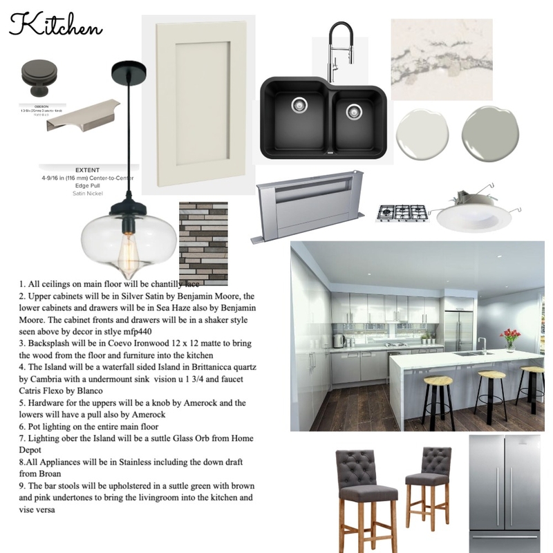 Kitchen Living Mood Board by Christine Bilan on Style Sourcebook
