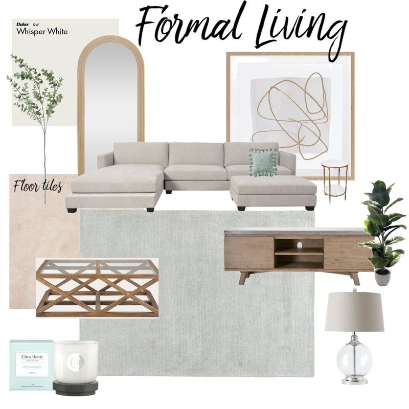 Formal Living Mood Board by georgiacasey on Style Sourcebook