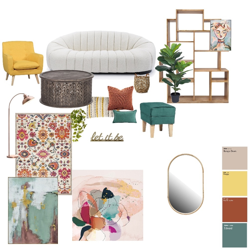 eclectic living room Mood Board by Jessyla on Style Sourcebook