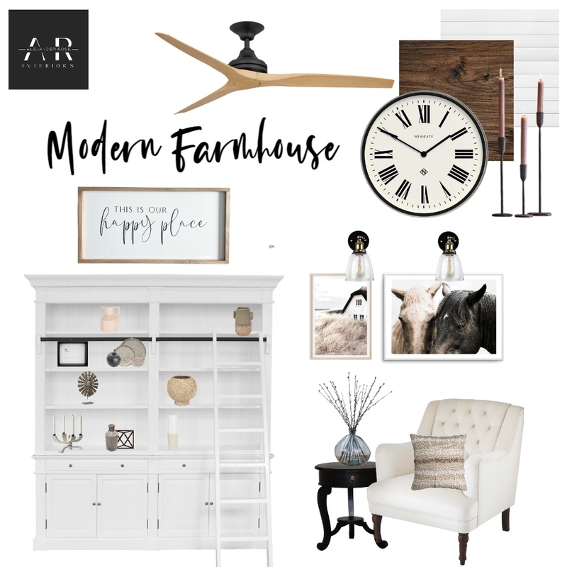 Modern Farmhouse Mood Board by Alexander Rose Interiors on Style Sourcebook