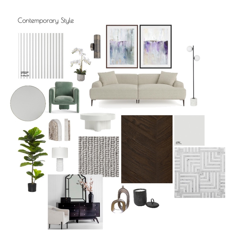 Contemporary Style Mood Board by TCosta on Style Sourcebook