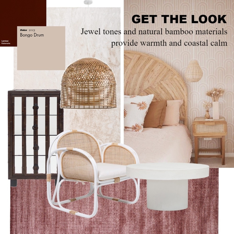 Jewel toned coastal bedroom Mood Board by DOSE Interiors - Melbourne Interior Design on Style Sourcebook