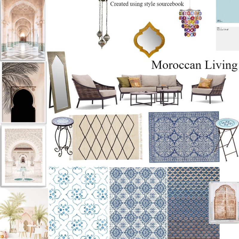 Moroccan Mood Board by Samara on Style Sourcebook