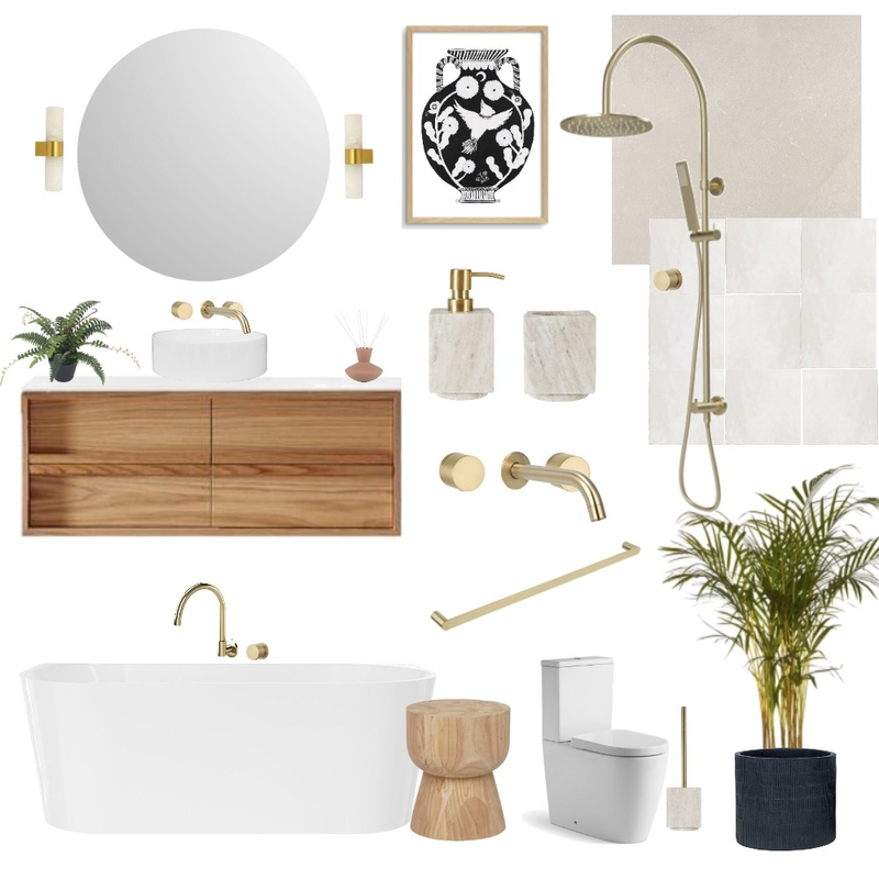 Tricia Ensuite Mood Board by Eliza Grace Interiors on Style Sourcebook