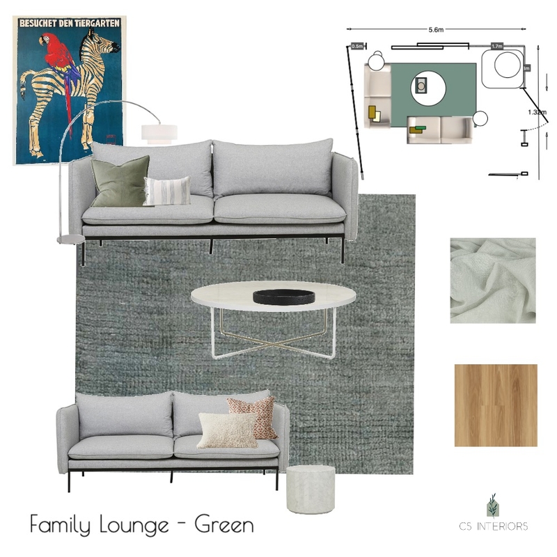 Swantje- Family Lounge Green Mood Board by CSInteriors on Style Sourcebook