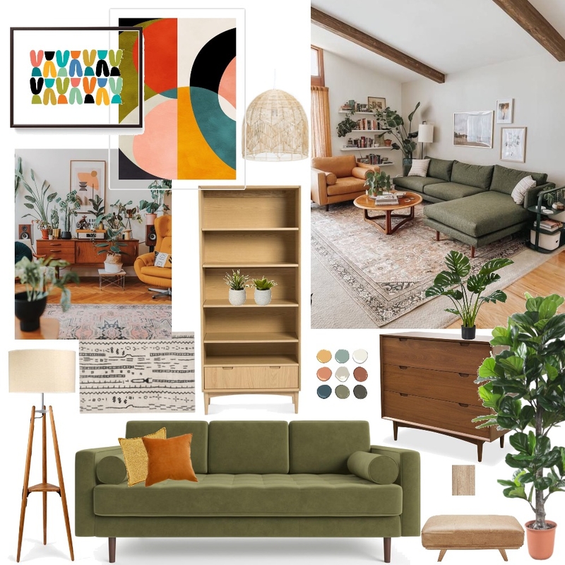 Mid century Modern Mood Board by LenitaMichelle on Style Sourcebook