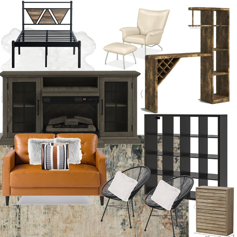 Modern Rustic Loft Mood Board by saviora on Style Sourcebook